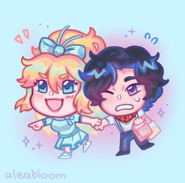 Smol Chibi Couple