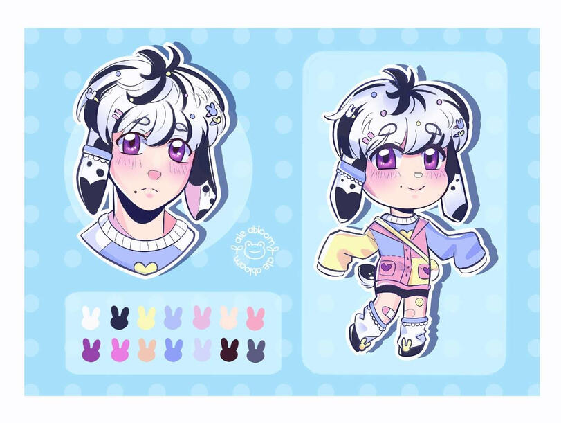 Chibi + Headshot - Bunny adopt